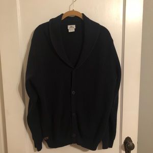 Men’s Lacoste Cardigan Size 6 (L) NAVY